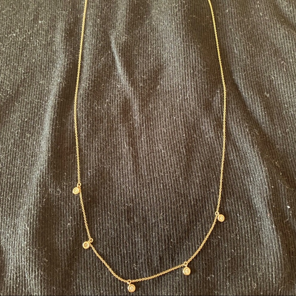 14k yellow gold/diamond Necklace